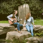 Picture of father-daughter duo the Blessed Crow